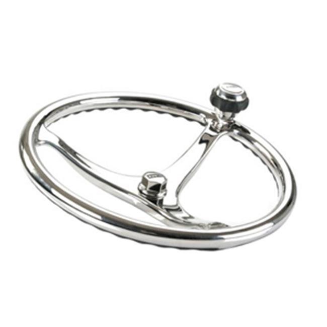 Edson Marine Edson 14.5 Inch SS Comfort Grip Steering Wheel with
