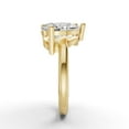 thumbnail image 3 of 2 CTW Oval and Pear Cut Lab-Grown Diamond Two-Stone Ring in 14K Yellow Gold, E-F Color, VS1-VS2 Clarity (Ring Size: 5.5), 3 of 3