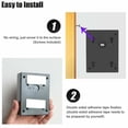 thumbnail image 4 of 2 Pack Solar Lights Outdoor,Kepeak Solar Security Lights Wireless IP65 Waterproof Solar Motion Lights Outdoor Solar Wall Lights Outdoor Lights, Warm Light, 4 of 7