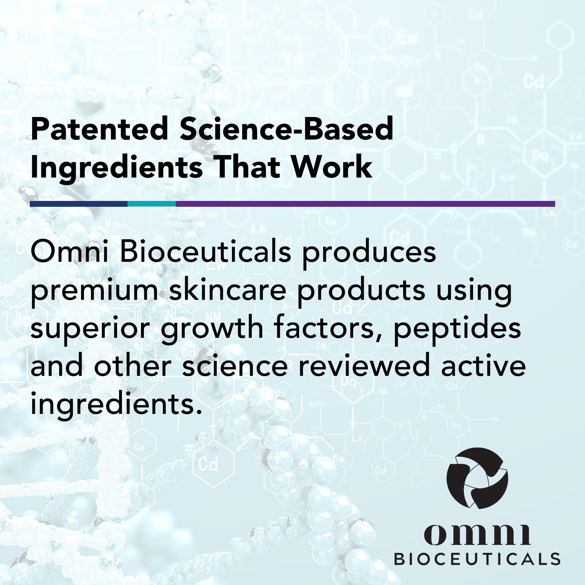 Omni Bioceuticals Skin Firming Facial Serum with Triple Peptides & Collagen