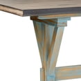 thumbnail image 4 of Kings Brand Arland Grey / Blue Wood Counter Height Rectangle Kitchen Dinette Dining Table, 4 of 7