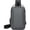 Grey, variant on Small Sling Bag Fashion Men Chest Bags Waterproof Casual Crossbody Bag Shoulder Bag Daily Handbags for Hiking Cycling