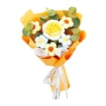 thumbnail image 1 of Ramo de flores de ganchillo de 11,8 pulgadas, decoración navideña decorativa hecha a mano para aniversario, multifuncional, 1 of 9