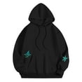 thumbnail image 7 of Bibifish Womens Hoodies Ocean Protection Graphic Printed Hoodies Drawstring Funny Graphic Long Sleeve Hooded Sweatshirts With Pockets, 7 of 7