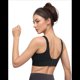 thumbnail image 2 of Sujetador Deportivo con Espalda Cruzada, Color Negro, Talla S, 2 of 8