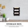 thumbnail image 3 of EASTIN adhesive mail holder 1 Set of Wall-Mounted Organizer File Document Holder Booklet Display Container Wall Hanging File Holder Plastic Wall Organizer Rack for Files 8.66”X4.53”X2.95”, 3 of 10