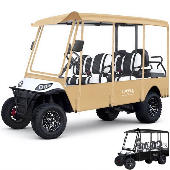 LUPPLE 6 Passenger Golf Cart Enclosure for ICON i60 i60L G60 G60L