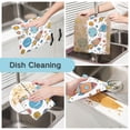 thumbnail image 2 of Space Elements Pattern Dish Towels 6 Pack Kitchen Cleaning Dish Cloths Absorbent Reuseable Cleaning Cloths 11'' x 11'', 2 of 9