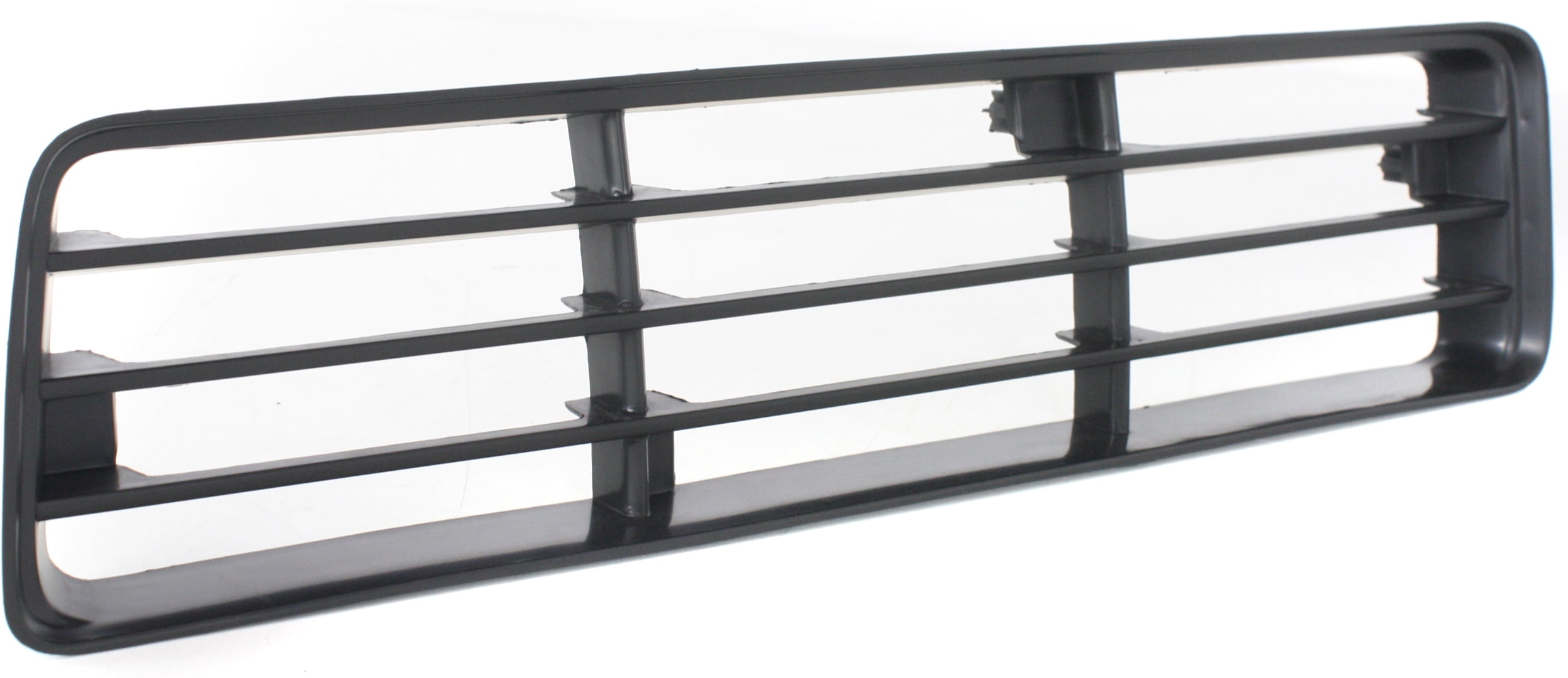 Grille Assembly Compatible With 1991-1993 Dodge D150 D250 Left Driver Side, Lower Insert Painted Black