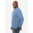 thumbnail image 3 of KingSize Men's Big & Tall Soft Waffle Henley, 3 of 6