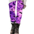 thumbnail image 5 of TFEOQRY Womens Halloween Print Leggings High Waist Soft Skinny Casual Pants for Festival Party Wear, 5 of 6
