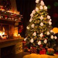thumbnail image 4 of 40 luces de cadena LED Navidad luces de cadena LED decoración de Navidad para fiesta interior al aire libre Navidad, 4 of 8