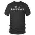 thumbnail image 1 of T-shirt 6666 Ranch Merch 329 Homme Vintage Années 1970 Graphique Quatre Six Ranch design Doux et Respirant Manches Courtes, 1 of 5
