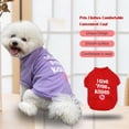 thumbnail image 4 of Billuyoard Ropa para mascotas Abrigos para mascotas Algodón Easeful Multicolor Llamativo Perros Camisas Reutilizable Letras Doggie Sudadera Type3 NO3, 4 of 6