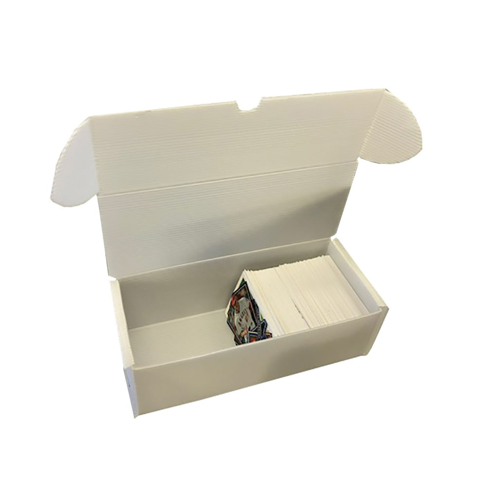 50 Max 550 Count Corrugated Plastic Baseball Trading Card Storage Boxes