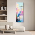 thumbnail image 2 of Expressive Egret I Panoramic Canvas Birds Wall Art by Art Remedy, Gallery Wrapped, 20x54, 2 of 6