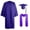 Purple, variant on HOWPAY Mens Womens Unisex Graduation Cap and Gown Tassel Set Class of 2026 Graduation Robe for High School and Ceremony Outfit Army Green 39