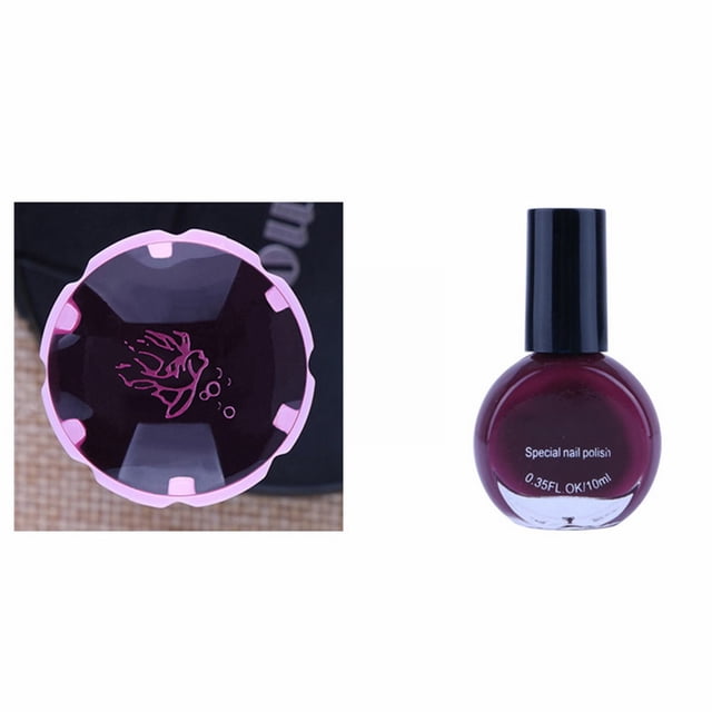WIFKLSIIPG Nail Printing Oil 10ml Painted Nail Polish Non Peelable Multi Color Optional Easy to Use