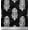 Black, variant on Soimoi Crepe Silk Fabric Leaves & Floral Block Print Fabric by The Yard 42 Inch Wide