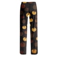 thumbnail image 5 of Women's Halloween Pjs Pants - Halloween Pajama Pants, Cute Wide Leg Pants for Women, Halloween Pajama Sets, Cozy Cotton Pants for Women, Relaxed Fit Pj Pants Light, 5 of 5
