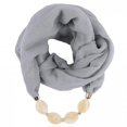 thumbnail image 4 of Collier Pendentif pour Femmes, Collier en Coton et Lin, Foulard Pendentif, Style Ethnique, Collier Doux, 4 of 9