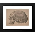 thumbnail image 2 of Andreas Flinch 14x11 Black Modern Framed Museum Art Print Titled - Kranium (1837 - 1838), 2 of 5