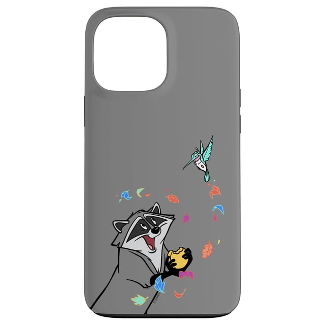 Funda para iPhone 13 Pro Max Disney Pocahontas Meeko y Flit