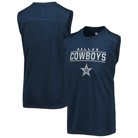 Youth Navy Dallas Cowboys Competitor Muscle Tank Top