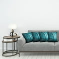 thumbnail image 3 of Ambesonne Teal Throw Pillow Cover 4 Pack, Foggy Dark Country Forest, 18", Teal, 3 of 7