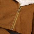 thumbnail image 5 of Sngxgn Girls Dresses 2 Piece Outfit Dress with Crop Button up Blouse Clothing(Brown,130), 5 of 9