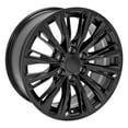 thumbnail image 4 of OE Wheels CA93 20 Inch Rims Fit Escalade-V Series Style 6x139.7 20x9 Satin Black - Hollander 4869 (Set of 4), 4 of 5
