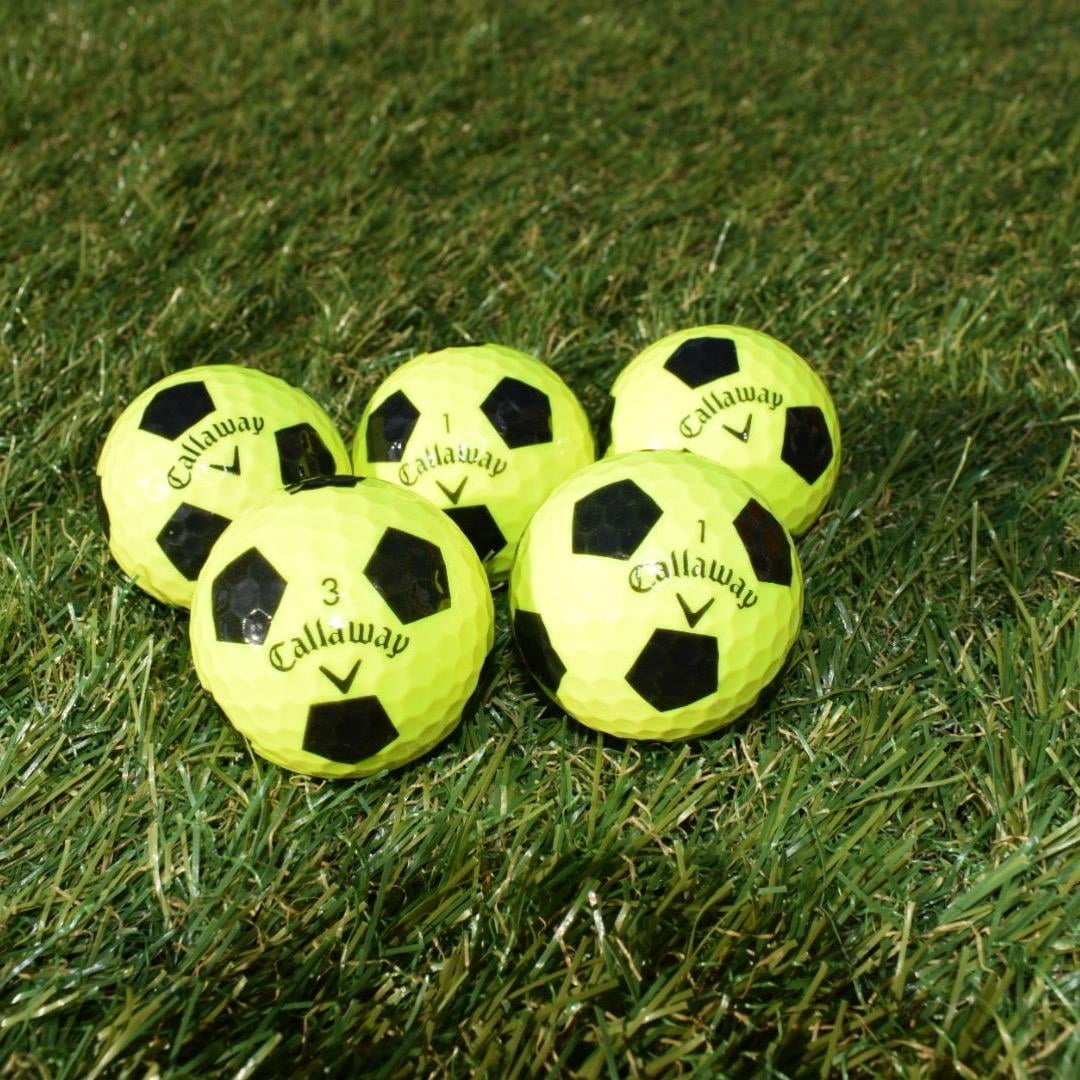 Glorious Golfers Recycled Callaway Chrome Soft Truvis Soccer Ball