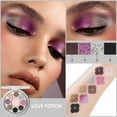 thumbnail image 5 of FOCALLURE 9-Shade Mineral Eyeshadow Palette,Rotary Professional Eyeshadow Pigment ,LOVE POTION, 5 of 7