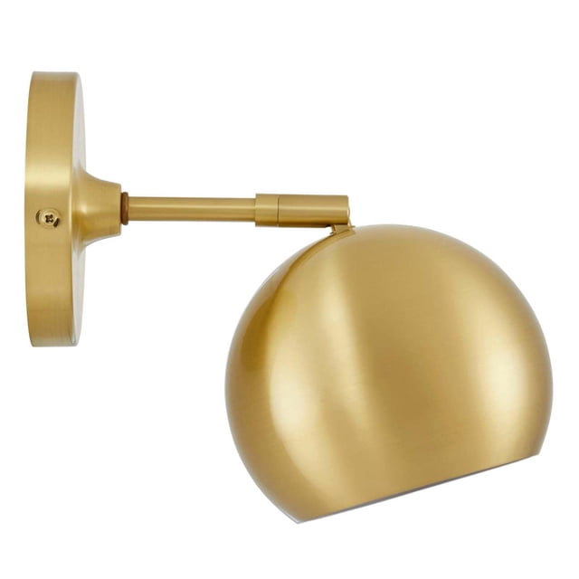 Aplique de pared Modway Chalice en latón satinado 28x15x15 cm 1 luz