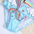 thumbnail image 7 of GYRATEDREAM Girls Swimsuits One-Piece Bathing Suits Kids Sport Athletic Swimsuit Beach Swimwear with Cap, 7 of 7