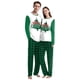thumbnail image 2 of Pijamas de pareja de Navidad con estampado de dibujos animados, ropa de dormir de manga larga con cuello redondo, ropa de dormir informal para hombre y mujer, ropa de descanso para el hogar, 2 of 4