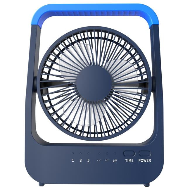 Opolar OPLF65202 6 in. Opolar 3 Speeds Battery Operated USB Desk Fan