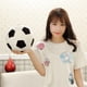 thumbnail image 5 of Pelota de fútbol de peluche OurHonor de peluche para niños, 30 cm, 5 of 6