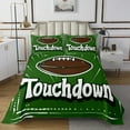 thumbnail image 1 of American Football Bedspread Sports Quilt Set King Size for Boys Girls Kids Rugby Game Bed Set American Football Game Theme Coverlet Set for Football Lover Bedding, 1 of 5