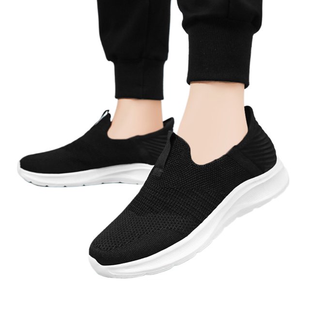 Tenis Sin Cordones Zapatos Descalzos Hombre Ligero Manos Libres Tejido