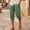 Green, variant on Tawop Cargo Shorts for Men Button Cargo Capri Casual with Pockets Solid Fashion Long Shorts, Black, L