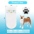 Obfuscate 20 PCS Disposable DHF10 Dog Booties Disposable Proof Dog Shoes Replacement Dog Feet