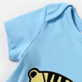 thumbnail image 5 of PatPat Baby Boy/Girl Childlike Giraffe/Lion/Crocodile Pattern Bodysuit Blue 0-3 Months, 5 of 7