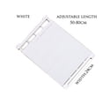 thumbnail image 3 of serony Adjustable Closet Organizer Storage Shelf Wall Rack Space Mounted Kitchen Rack Space Saving Wardrobe Shelves Cabinet white 50-80cm, 3 of 6