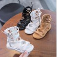 thumbnail image 2 of Little Girl Shoes Gladiator Style Children's Roman Shoes Ankle Open Toe Princess Sandals, 2 of 7