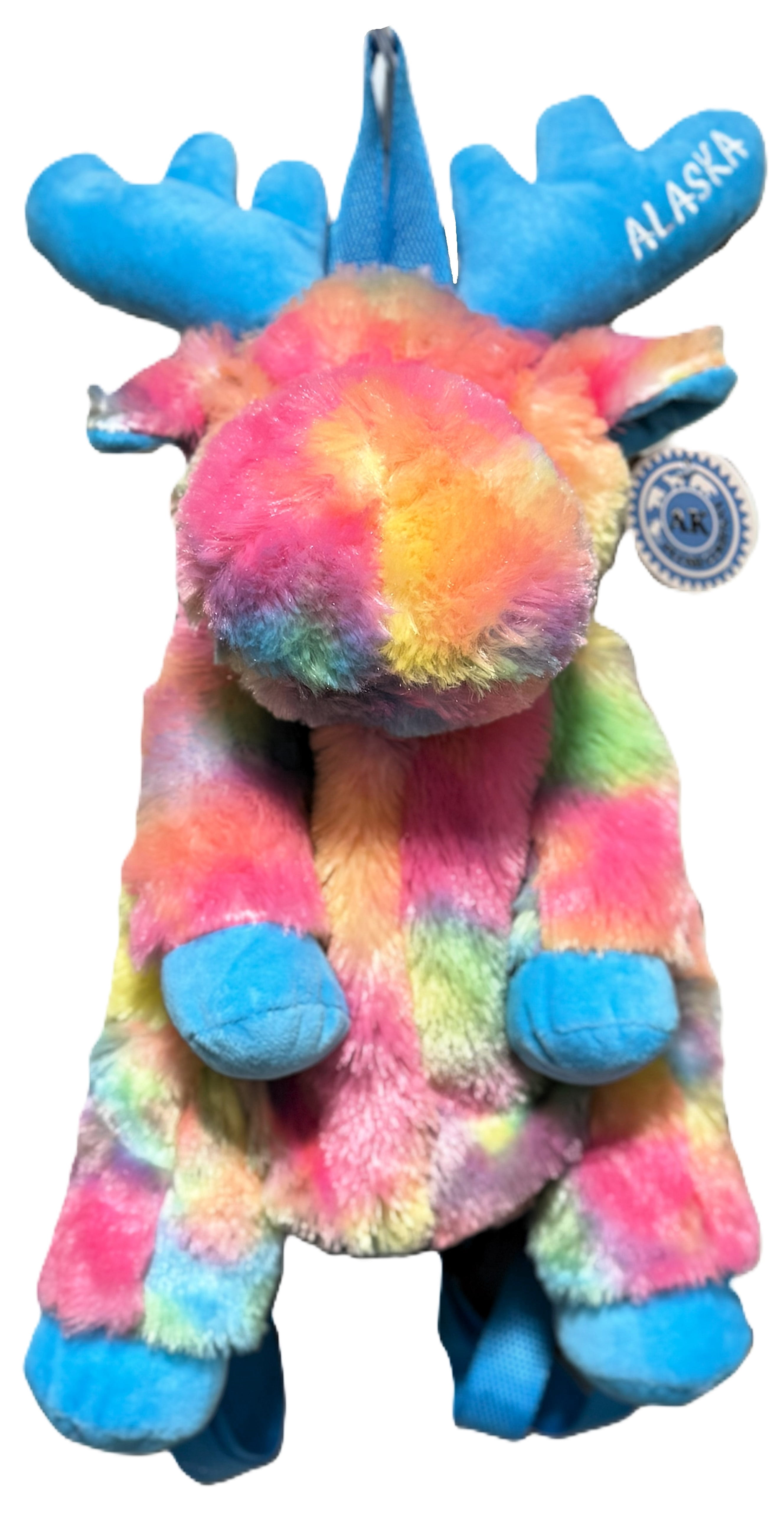 Alaskagift Alaska Tie Dye Moose Backpack