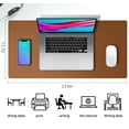 thumbnail image 4 of Aothia Leather Desk Pad Protector ,Mouse Pad,Office Desk Mat, Non-Slip PU Leather Desk Blotter,Laptop Desk Pad,Waterproof Desk Writing Pad for Office and Home  (23.6" x 13.7",Brown), 4 of 7