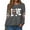 Dark Gray, variant on Towmus Womens Fall Winter Sweatshirt Shirts Graphic Sweatshirts Casual Long Sleeve Round Neck Sweatshirts Letter Printed Loose Top ffor Women Loose Fit