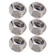 thumbnail image 5 of Tuercas autoblocantes, 50 piezas Tuercas de seguridad Nylon Nylon Tuercas de seguridad de acero inoxidable Herramientas de hardware Lograr más, 5 of 8