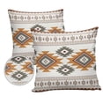 thumbnail image 2 of Outdoor Throw Pillow Cover Bohemian Southwest Ethnic Art Waterproof Cushion Covers 2 Pack Retro Abstract Geometric Art Pillow Cases Home Decoration for Patio Garden Couch Sofa, 2 of 7